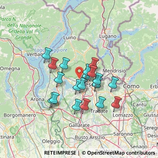 Mappa Via Astico, 21100 Varese VA, Italia (11.13316)