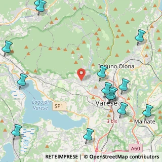 Mappa Via Astico, 21100 Varese VA, Italia (6.30333)