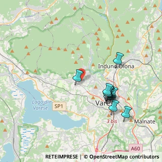 Mappa Via Astico, 21100 Varese VA, Italia (3.62636)