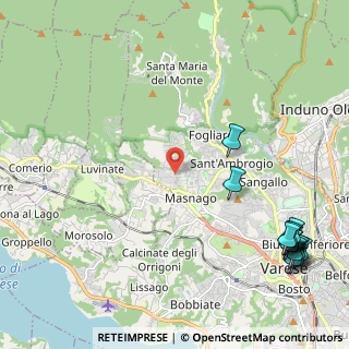 Mappa Via Astico, 21100 Varese VA, Italia (3.20357)