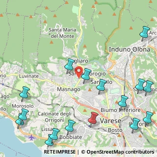 Mappa Via Luigi Pirandello, 21100 Varese VA, Italia (3.17063)