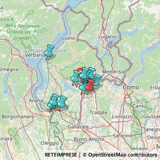 Mappa Via Luigi Pirandello, 21100 Varese VA, Italia (9.23909)