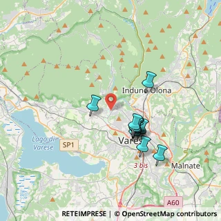 Mappa Via Luigi Pirandello, 21100 Varese VA, Italia (3.09727)