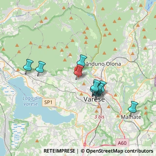 Mappa Via Luigi Pirandello, 21100 Varese VA, Italia (3.19909)
