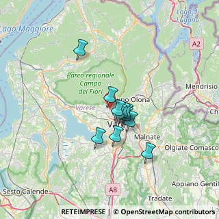 Mappa Via Luigi Pirandello, 21100 Varese VA, Italia (4.55636)