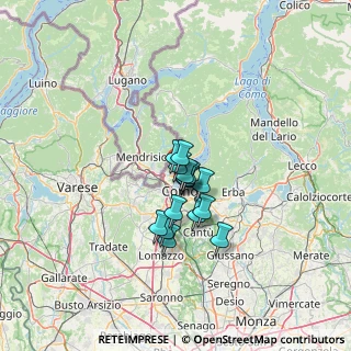 Mappa Via V Giornate, 22012 Cernobbio CO, Italia (8.02667)
