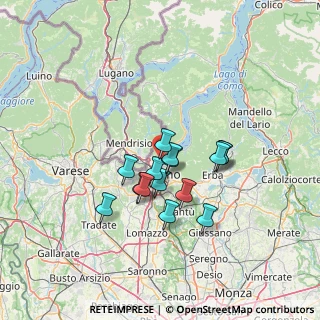 Mappa Via V Giornate, 22012 Cernobbio CO, Italia (10.20133)