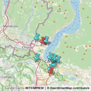 Mappa Via V Giornate, 22012 Cernobbio CO, Italia (3.32818)
