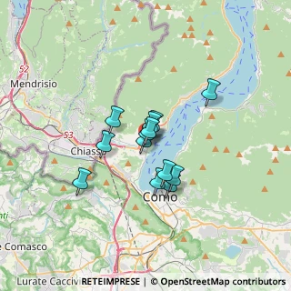 Mappa Via V Giornate, 22012 Cernobbio CO, Italia (2.14385)