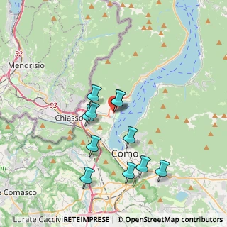 Mappa Via V Giornate, 22012 Cernobbio CO, Italia (3.28364)