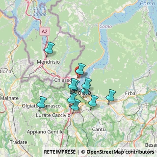 Mappa Via V Giornate, 22012 Cernobbio CO, Italia (5.98909)