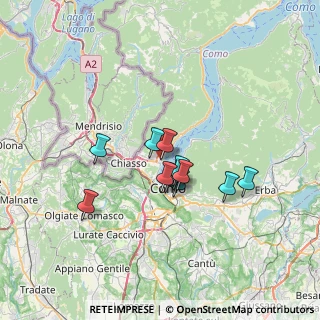 Mappa Via V Giornate, 22012 Cernobbio CO, Italia (4.92083)