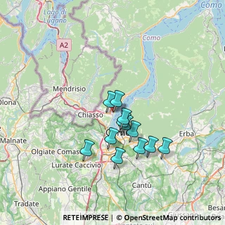 Mappa Via V Giornate, 22012 Cernobbio CO, Italia (5.5725)
