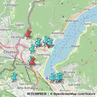 Mappa Via V Giornate, 22012 Cernobbio CO, Italia (2.02833)