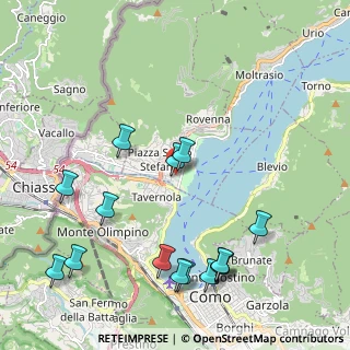 Mappa Via V Giornate, 22012 Cernobbio CO, Italia (2.45333)