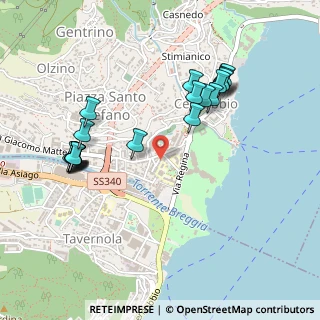 Mappa Via V Giornate, 22012 Cernobbio CO, Italia (0.513)