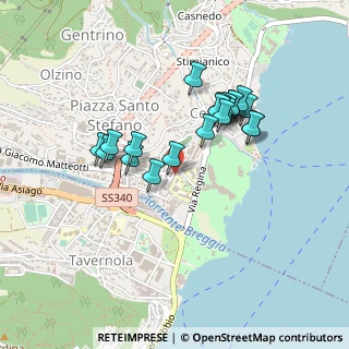 Mappa Via V Giornate, 22012 Cernobbio CO, Italia (0.3805)