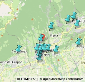 Mappa Via Solaroli, 31017 Crespano del Grappa TV, Italia (1.84667)