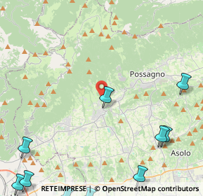 Mappa Via Solaroli, 31017 Crespano del Grappa TV, Italia (7.3275)