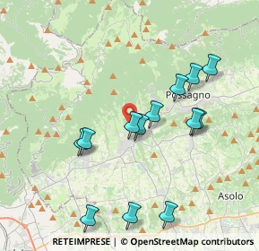 Mappa Via Solaroli, 31017 Crespano del Grappa TV, Italia (3.80231)