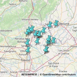 Mappa Via Armando Diaz, 31028 Vazzola TV, Italia (9.825)