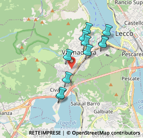 Mappa Via Santa Vecchia, 23868 Valmadrera LC, Italia (1.51818)