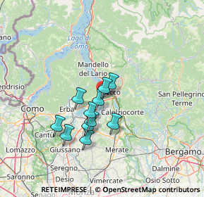 Mappa Via Santa Vecchia, 23868 Valmadrera LC, Italia (10.35364)