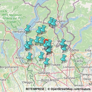 Mappa Via Fratelli della Rovere, 21100 Varese VA, Italia (11.36)