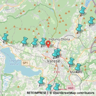 Mappa Via Fratelli della Rovere, 21100 Varese VA, Italia (5.56786)