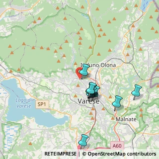 Mappa Via Fratelli della Rovere, 21100 Varese VA, Italia (3.23545)