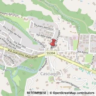 Mappa Via Vasche, 2, 21020 Casciago, Varese (Lombardia)