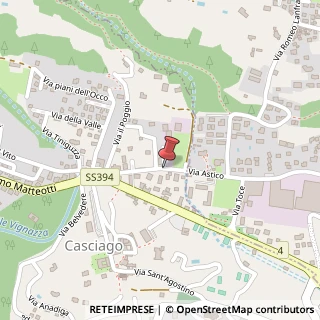 Mappa Via Giuseppe Pozzi,  14, 21020 Casciago, Varese (Lombardia)