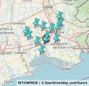 Mappa Via Fratel Giorgio Bigotto, 33058 San Giorgio di Nogaro UD, Italia (8.82214)