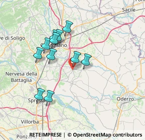Mappa Via San Pio X, 31010 Mareno di Piave TV, Italia (6.33909)