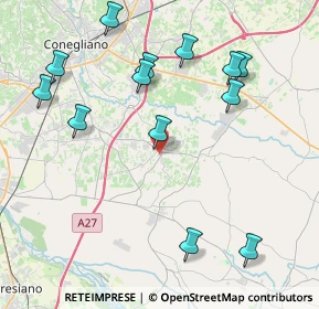 Mappa Via San Pio X, 31010 Mareno di Piave TV, Italia (4.57538)
