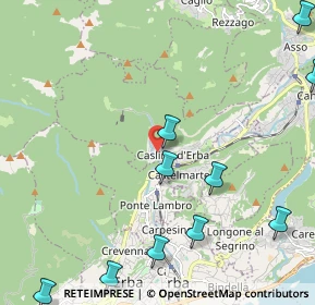 Mappa Via Giacomo Matteotti, 22030 Caslino D'erba CO, Italia (3.05727)