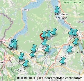 Mappa Via Giacomo Matteotti, 22030 Caslino D'erba CO, Italia (8.7875)