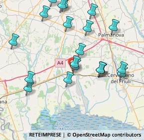 Mappa Via Carizia, 33058 San Giorgio di Nogaro UD, Italia (8.549)