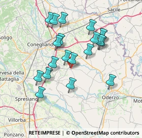 Mappa Vicolo San Francesco, 31028 Vazzola TV, Italia (6.736)
