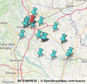 Mappa Vicolo San Francesco, 31028 Vazzola TV, Italia (6.3075)