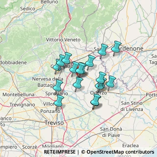 Mappa Via San Francesco, 31028 Vazzola TV, Italia (9.81833)