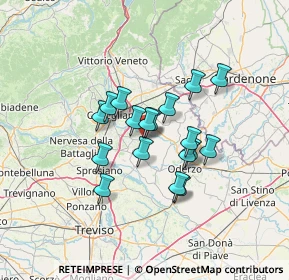 Mappa Vicolo San Francesco, 31028 Vazzola TV, Italia (9.81833)
