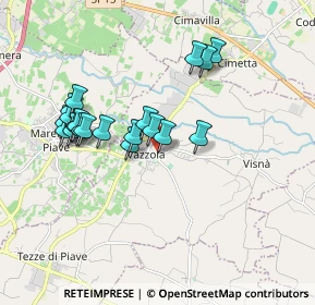 Mappa Vicolo San Francesco, 31028 Vazzola TV, Italia (1.6505)