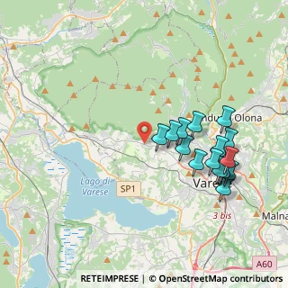 Mappa Via Rancio, 21020 Luvinate VA, Italia (3.89625)