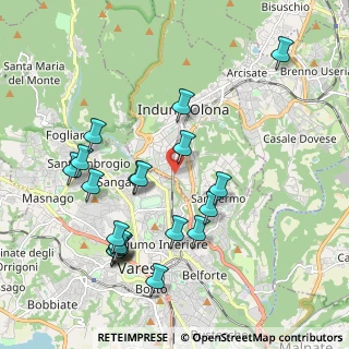 Mappa Via Monte Chiusarella, 21056 Induno Olona VA, Italia (2.1065)