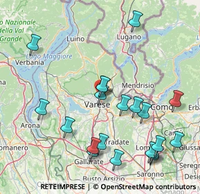 Mappa Via Monte Chiusarella, 21056 Induno Olona VA, Italia (17.906)