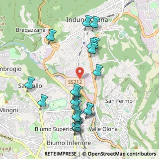 Mappa Via Monte Chiusarella, 21056 Induno Olona VA, Italia (1.059)