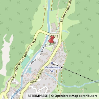 Mappa Chemin des Barmes, 11020 Champoluc AO, Italia, 11020 Ayas, Aosta (Valle d'Aosta)