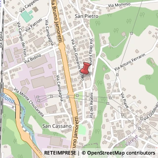 Mappa Via San Giovanni Bosco,  62, 21056 Induno Olona, Varese (Lombardia)