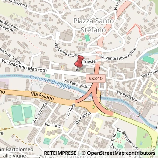Mappa Piazzetta della Filigrana, 2, 22012 Cernobbio, Como (Lombardia)